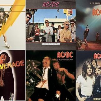 AC/DC Bon Scott Six-Pack: High Voltage + Dirty Deeds Done Dirt Cheap + Let There Be Rock + Powerage + If You Want Blood + Highway to Hell 6-Pack