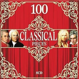 5 CD 100 Classical Music Pieces, Baroque, Classical, Romantic, Piano and Strings Music, Mozart, Chopin, Bach…