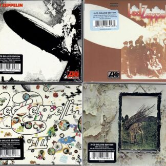 Led Zeppelin Deluxe Editions 4-Pack: Led Zeppelin I II III IV Expanded Sets Collection Remastered by Jimmy Page